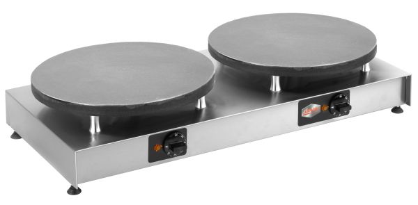Neumärker Crepe-Gerät Aktiv II, 2xØ40 cm, 2x3,2 kW 12-40906