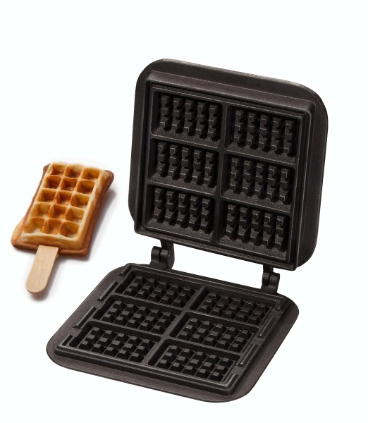 Neumärker Waffeleisen-Wechselplatte Rahmwaffel am Stiel für Backsystem & Thermocook