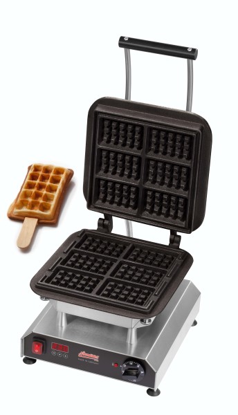 Neumärker Waffeleisen Thermocook® inkl. Rahmwaffel am Stiel Wechselplatten